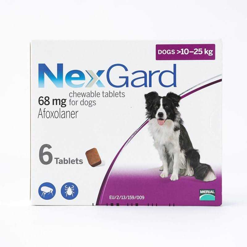 Nexgard Chews For Medium Dogs 10-25Kg - Healthber