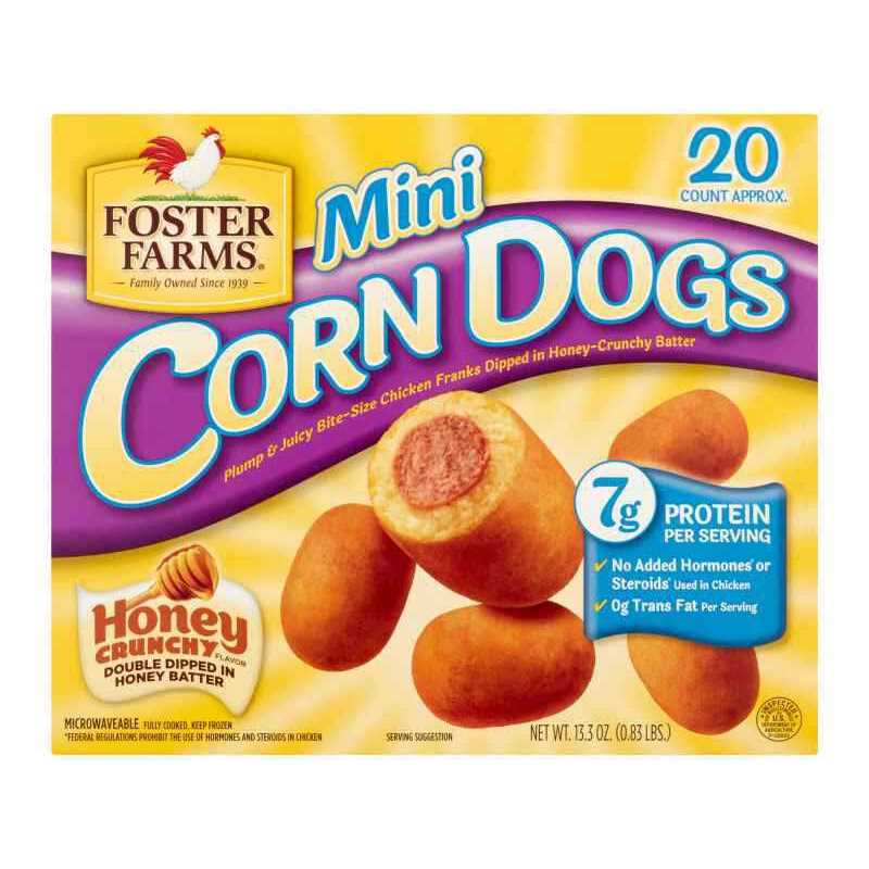 Foster Farms Mini Corn Dogs - Healthber