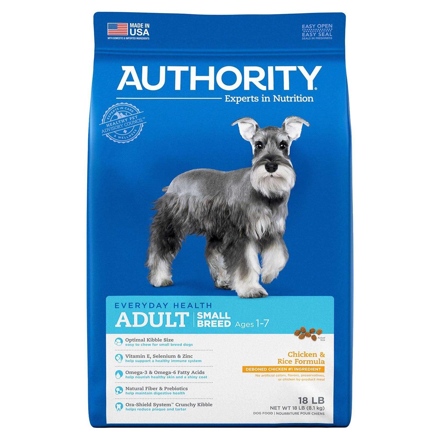 Authority Everyday Health Small Breed Adult Dry Dog Food - Healthber