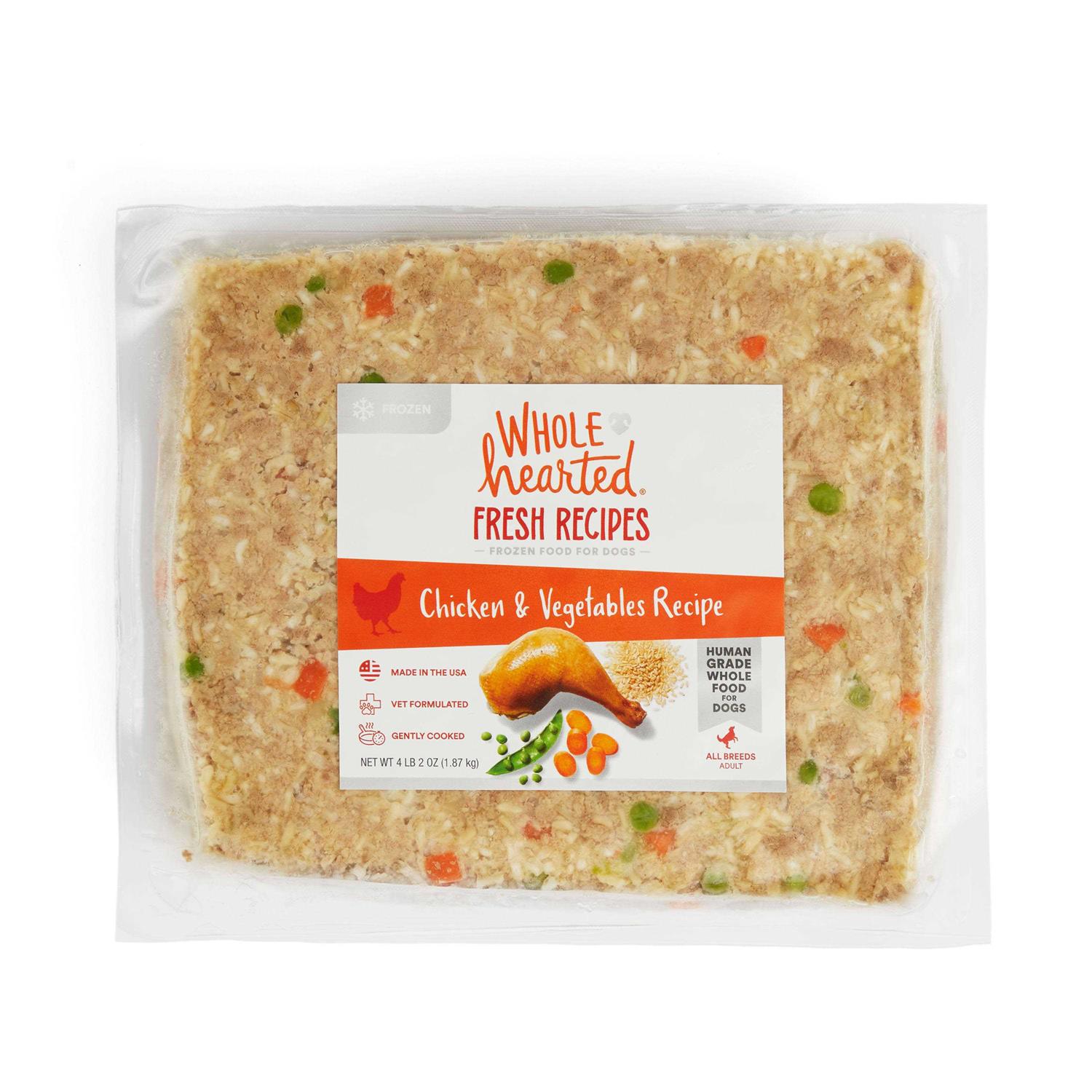 WholeHearted Fresh Frozen Chicken Recipe Dog Food - Healthber