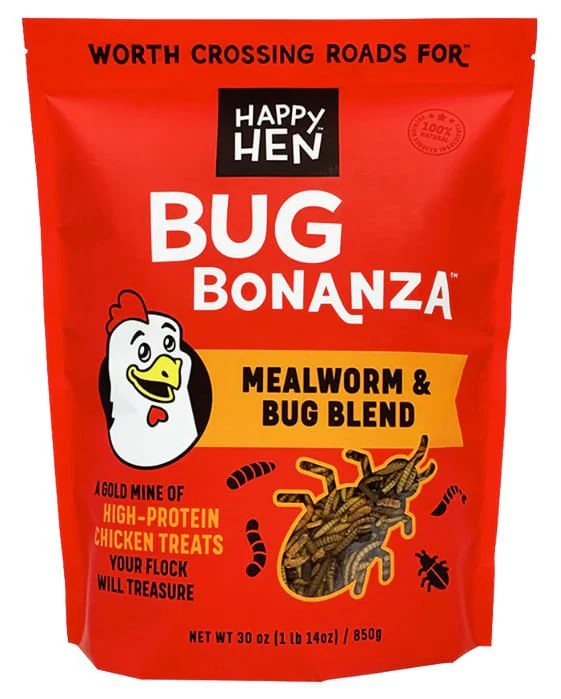 Happy Hen Bug Bonanza, Mealworm & Bug Blend - Healthber