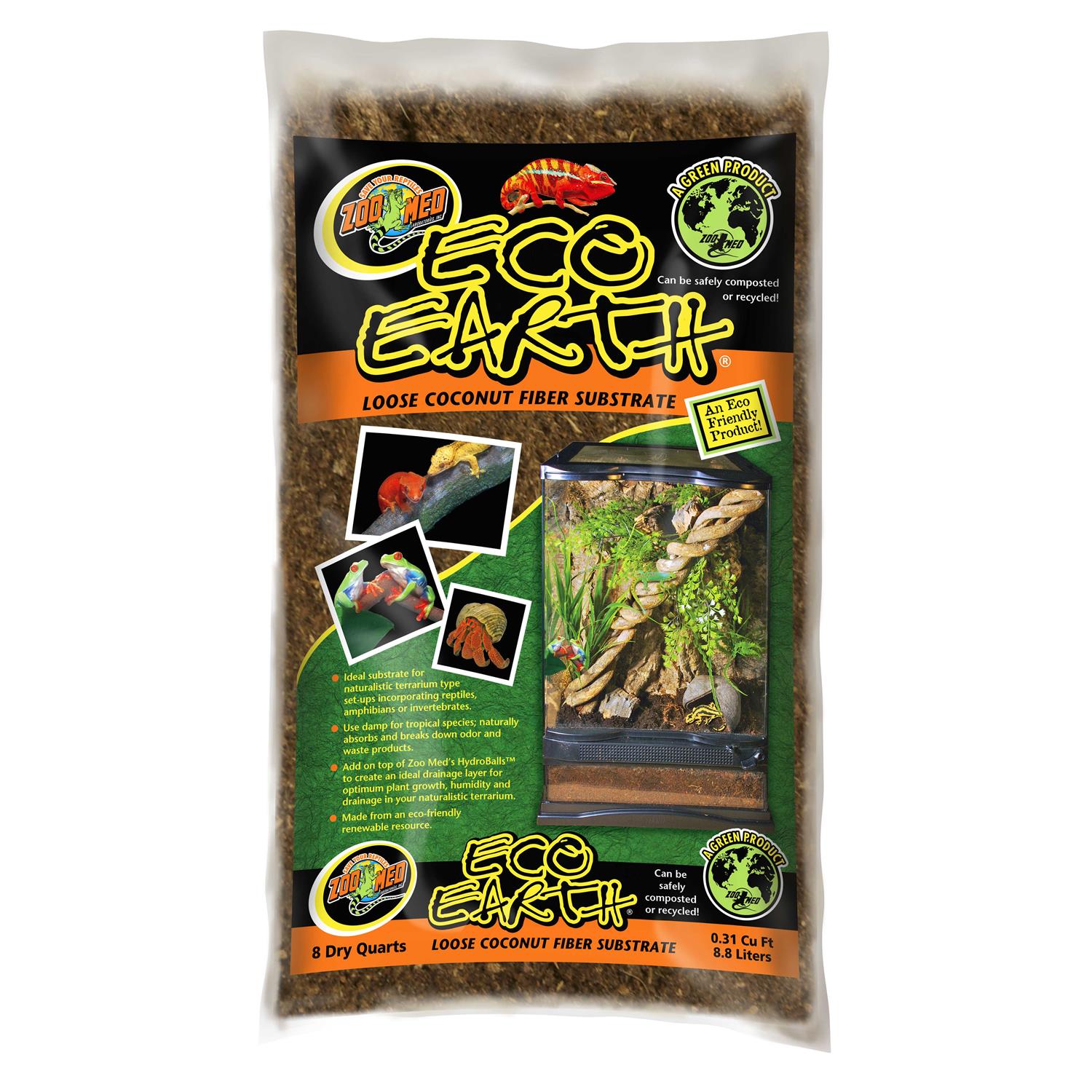 Zoo Med Eco Earth Loose Coconut Fiber Substrate - Healthber