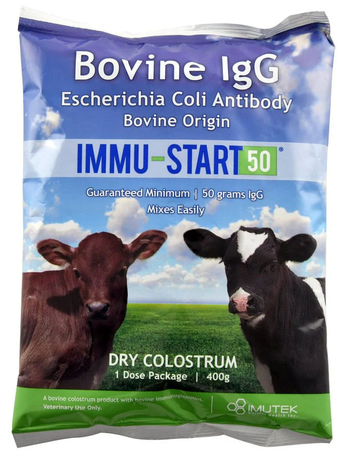 Bovine IgG Immu-Start 50, Colostrum Supplement, 400 g - Healthber