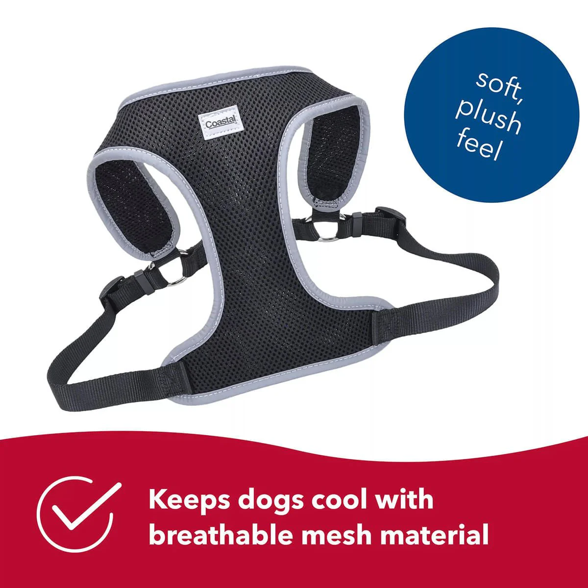 Comfort Soft Reflective Wrap Adjustable Dog Harness - Healthber