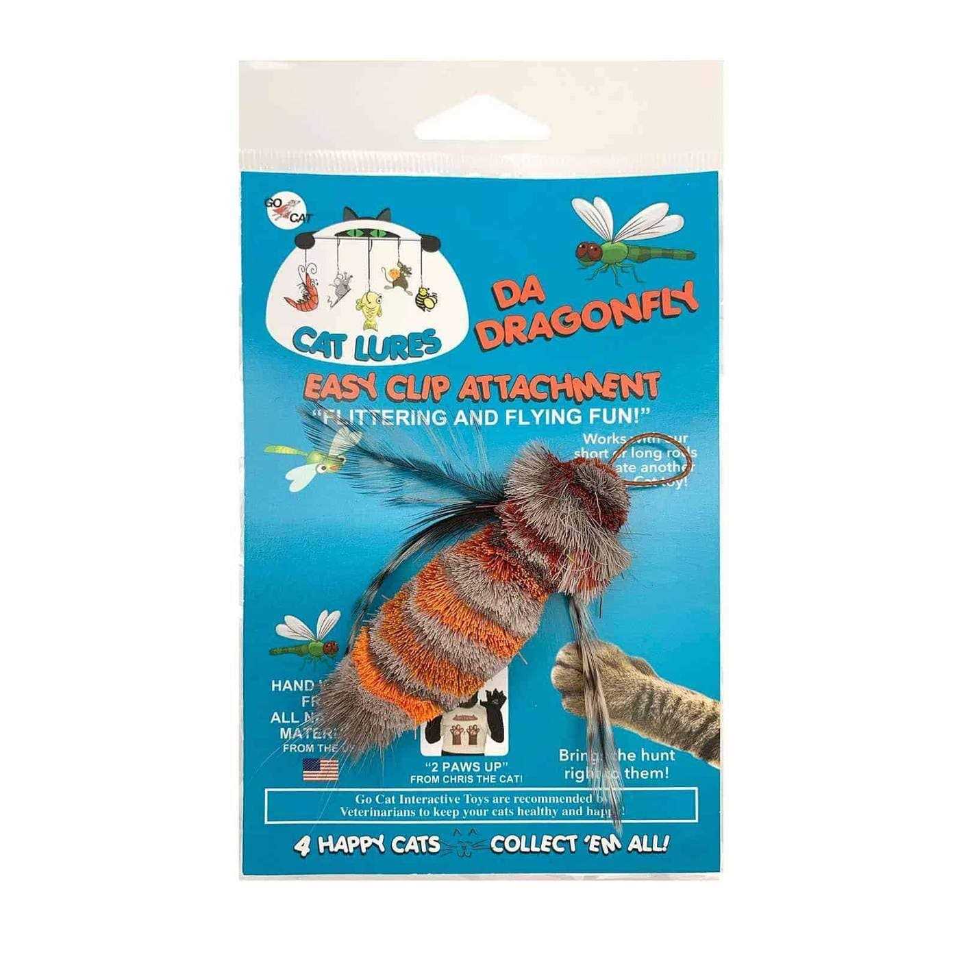 Go Cat Da Dragonfly Refill Cat Toy - Healthber