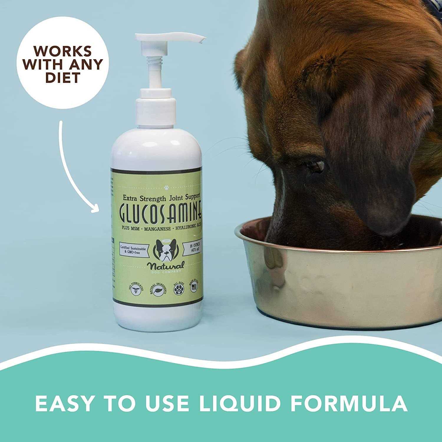 Natural Dog Company Liquid Glucosamine - Healthber