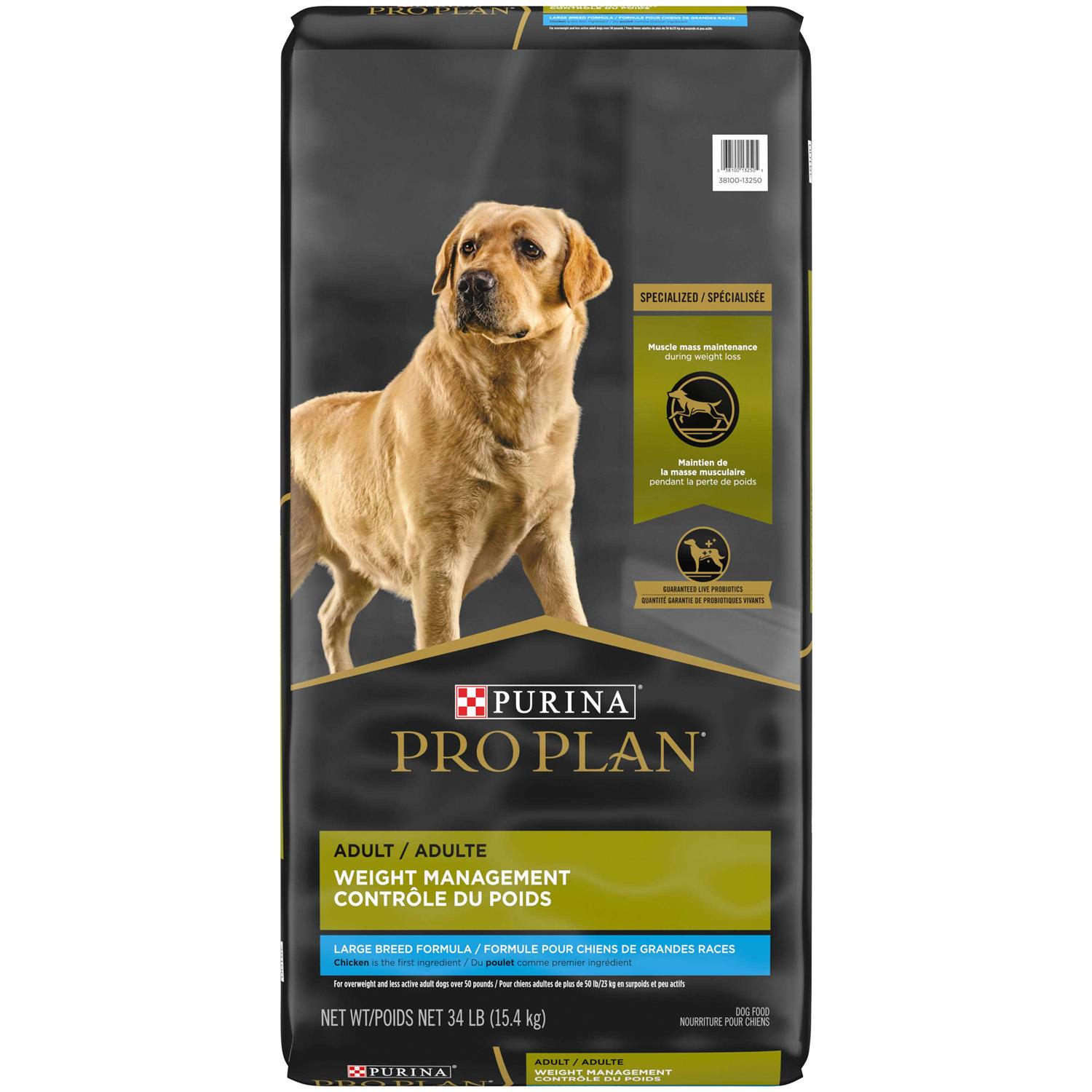 Purina Pro Plan Adult Large Breed Weight Management Formula Dry Dog Food - Healthber