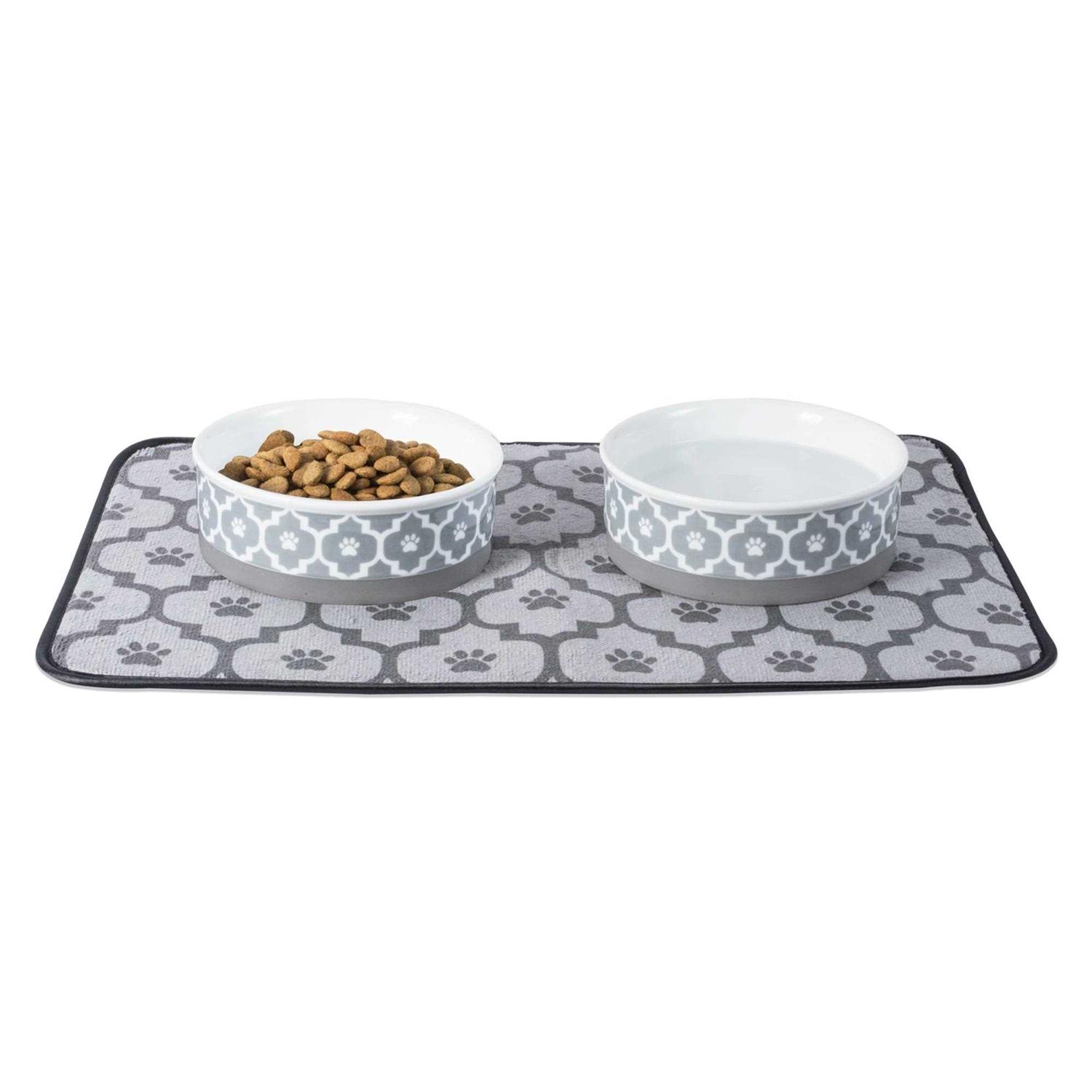 Bone Dry Lattice Pet Bowl - Healthber