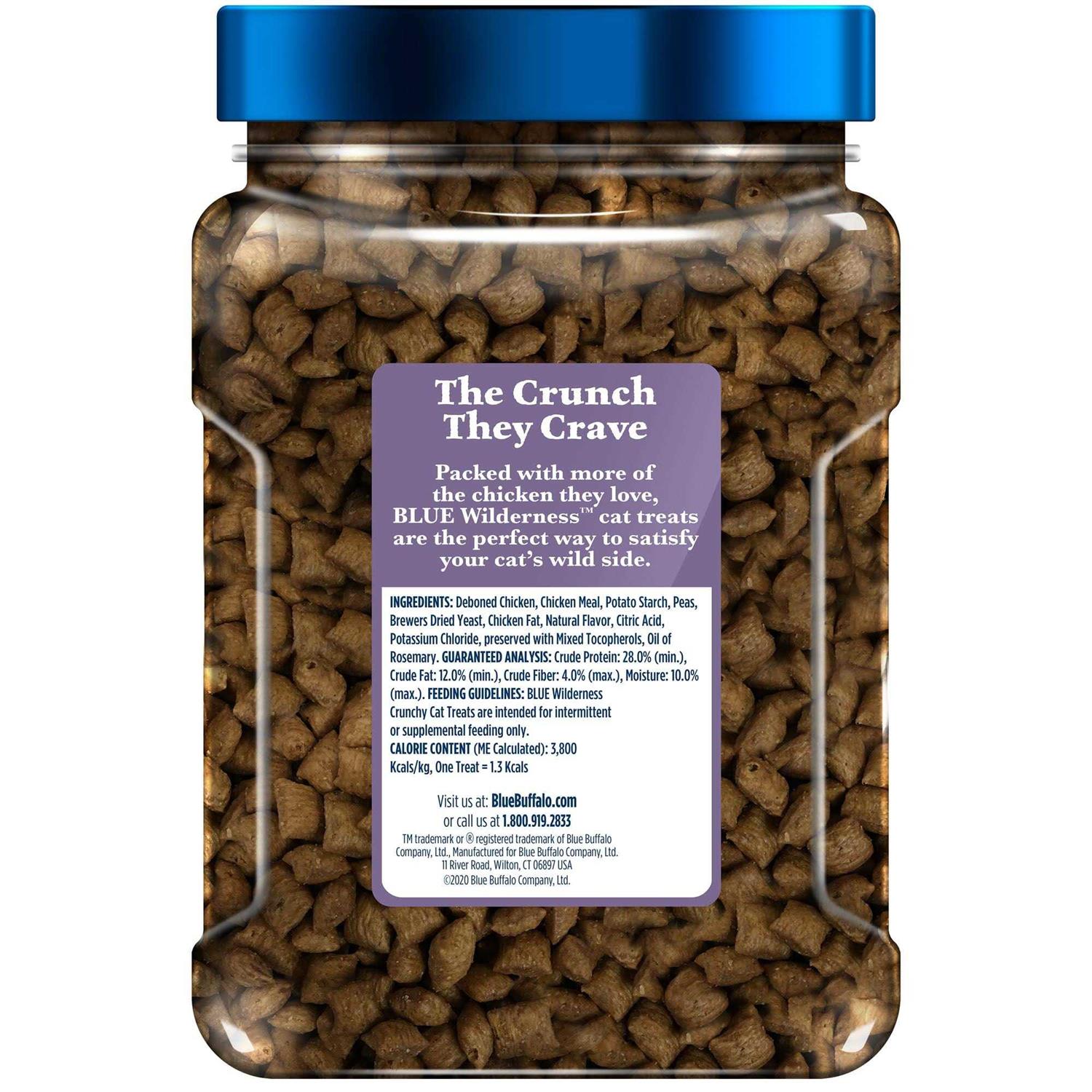 Blue Buffalo Wilderness Crunchy Cat Treats - Healthber