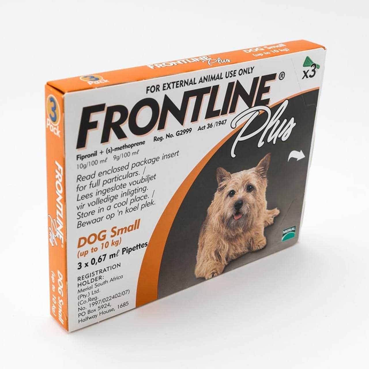 Frontline Plus for Small Dogs 2-10Kg - Healthber