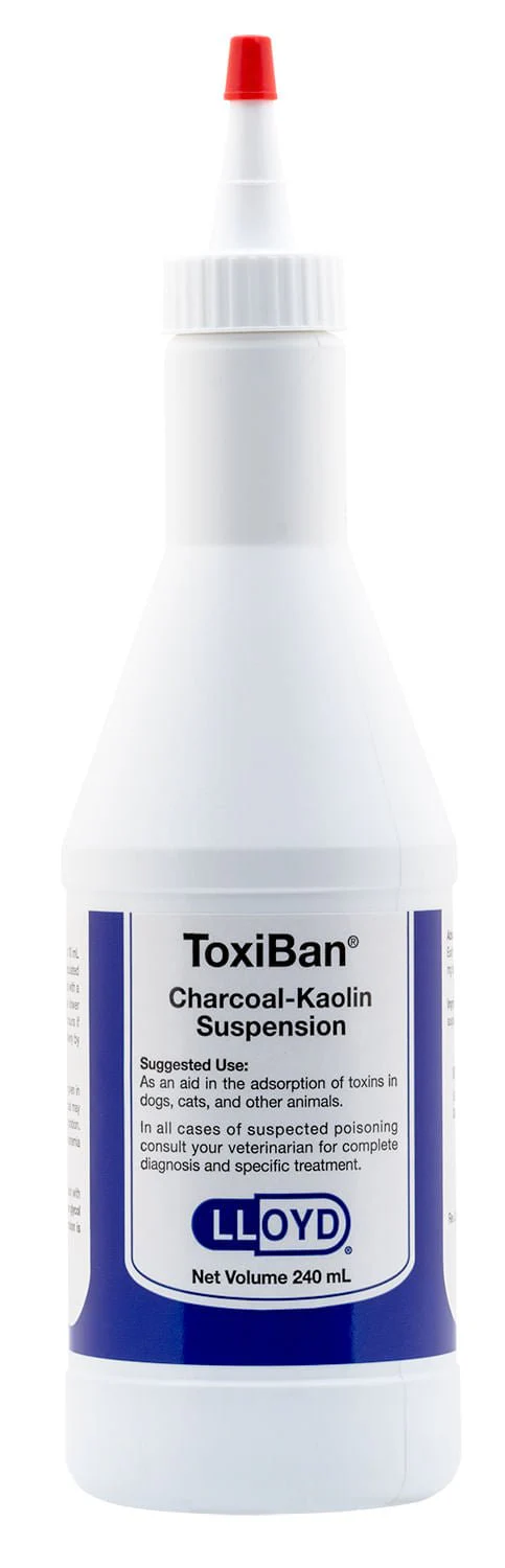 ToxiBan Charcoal-Kaolin Suspension, 240 mL - Healthber