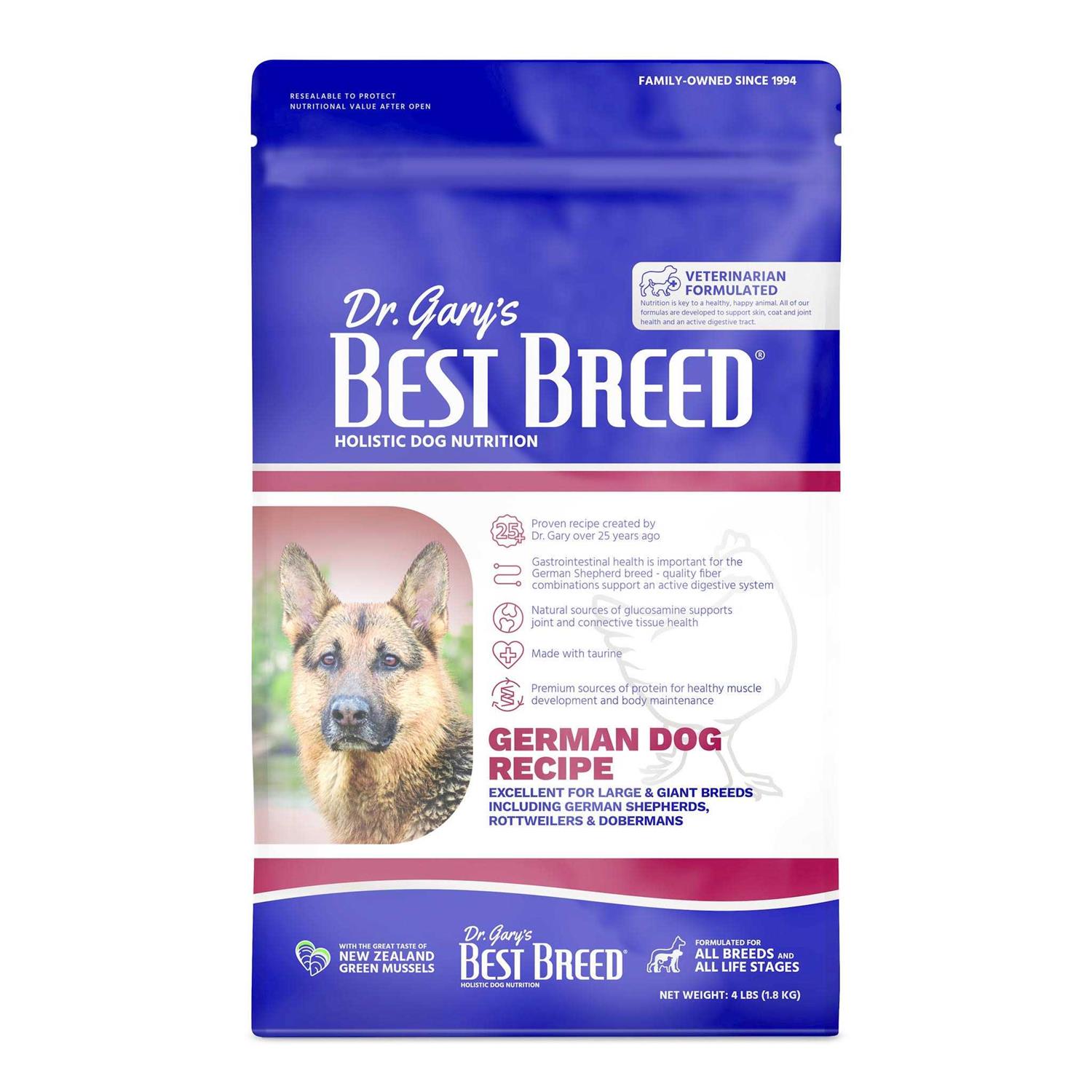 Dr. Gary’s Best Breed German Dry Dog Food - Healthber
