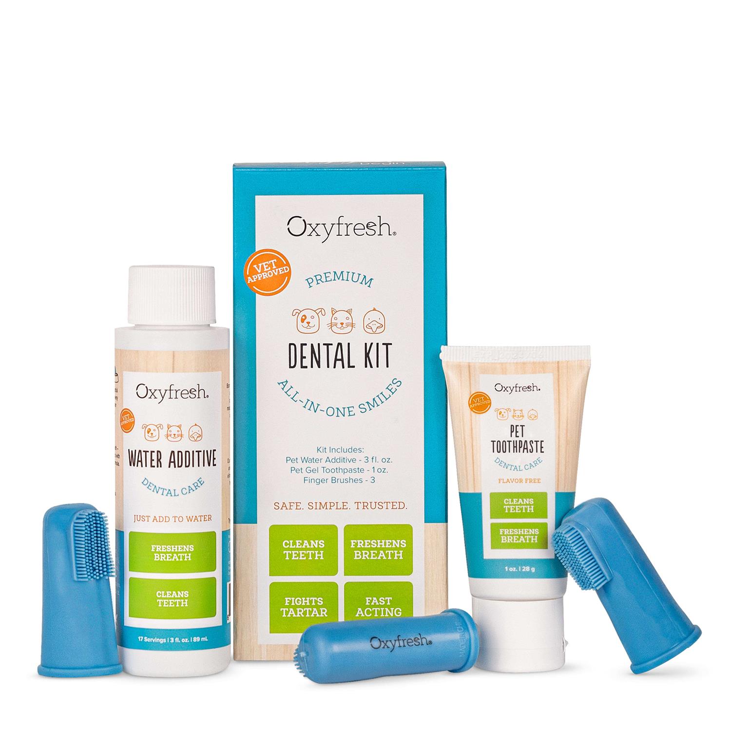 Oxyfresh Pet Dental Kit - Healthber