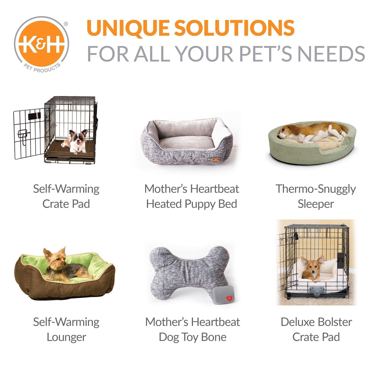 K&H Pet Products Mother’s Heartbeat Puppy Crate Pad - Healthber