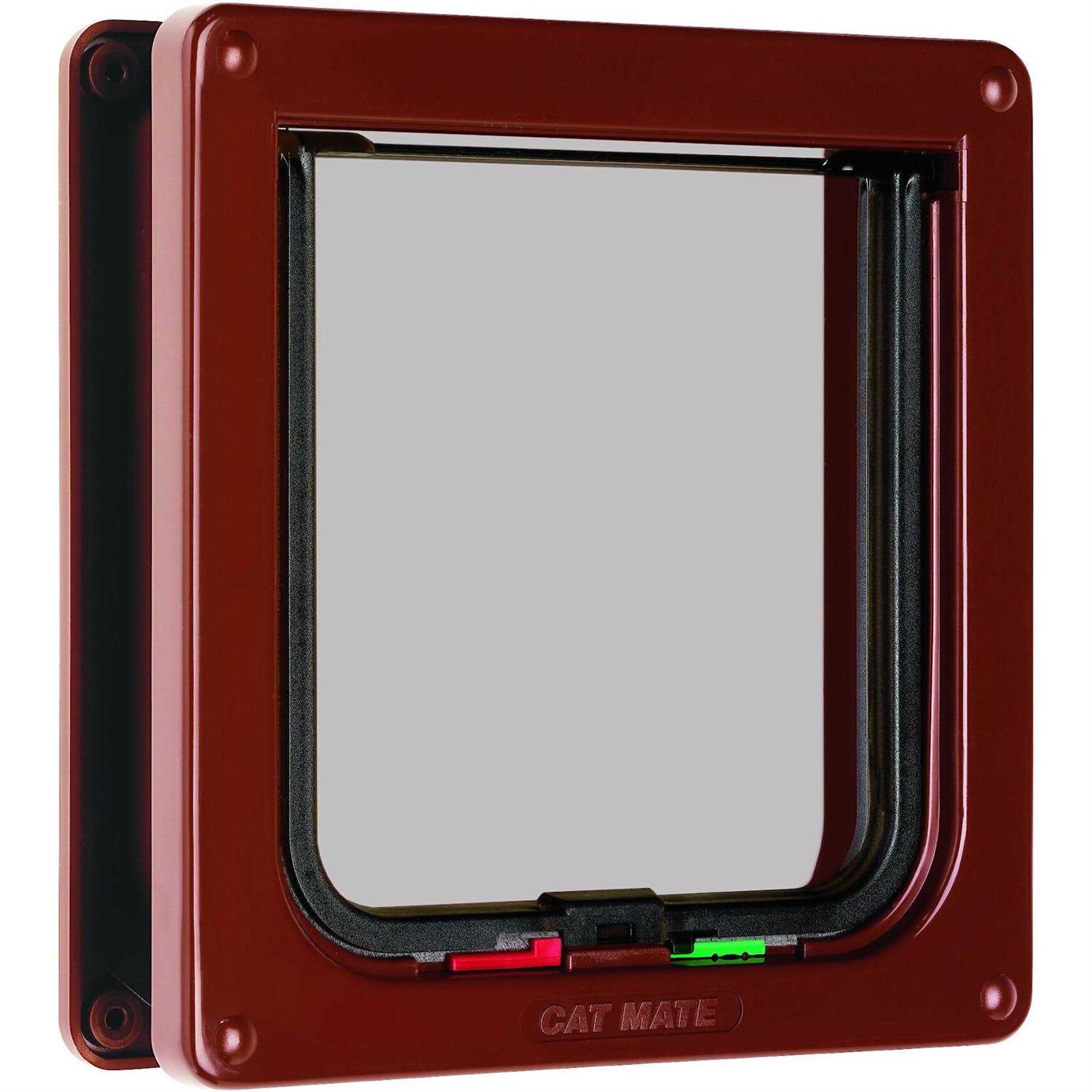 Cat Mate 4 Way Locking Cat Flap with Door Liner - Healthber
