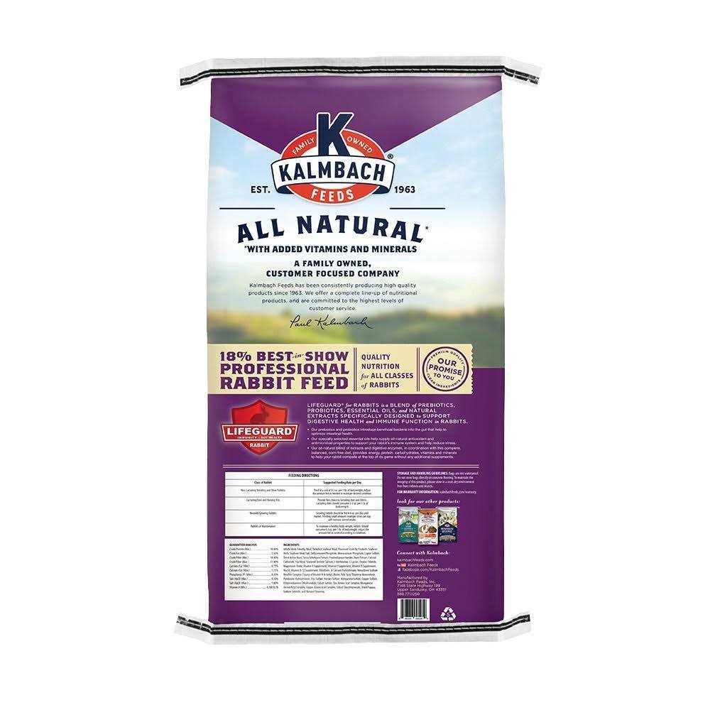 Kalmbach Feeds 50 lb 18% Best in Show Rabbit Feed - Healthber