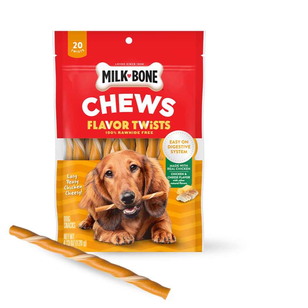 Milk-Bone Easy Peasy Chicken Cheesy Flavor Twists - Healthber