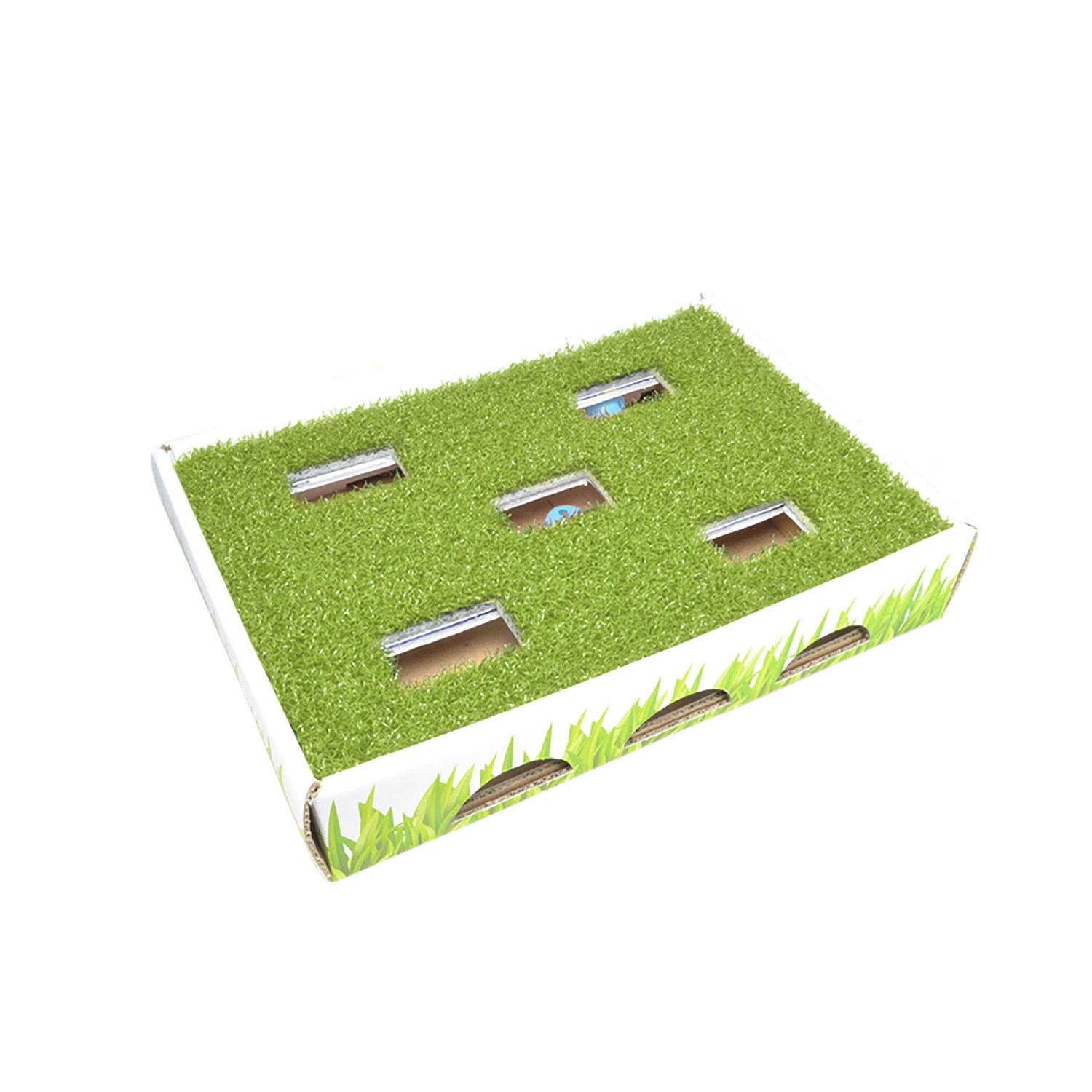 Petstages Grass Patch Hunting Box Cat Toy - Healthber