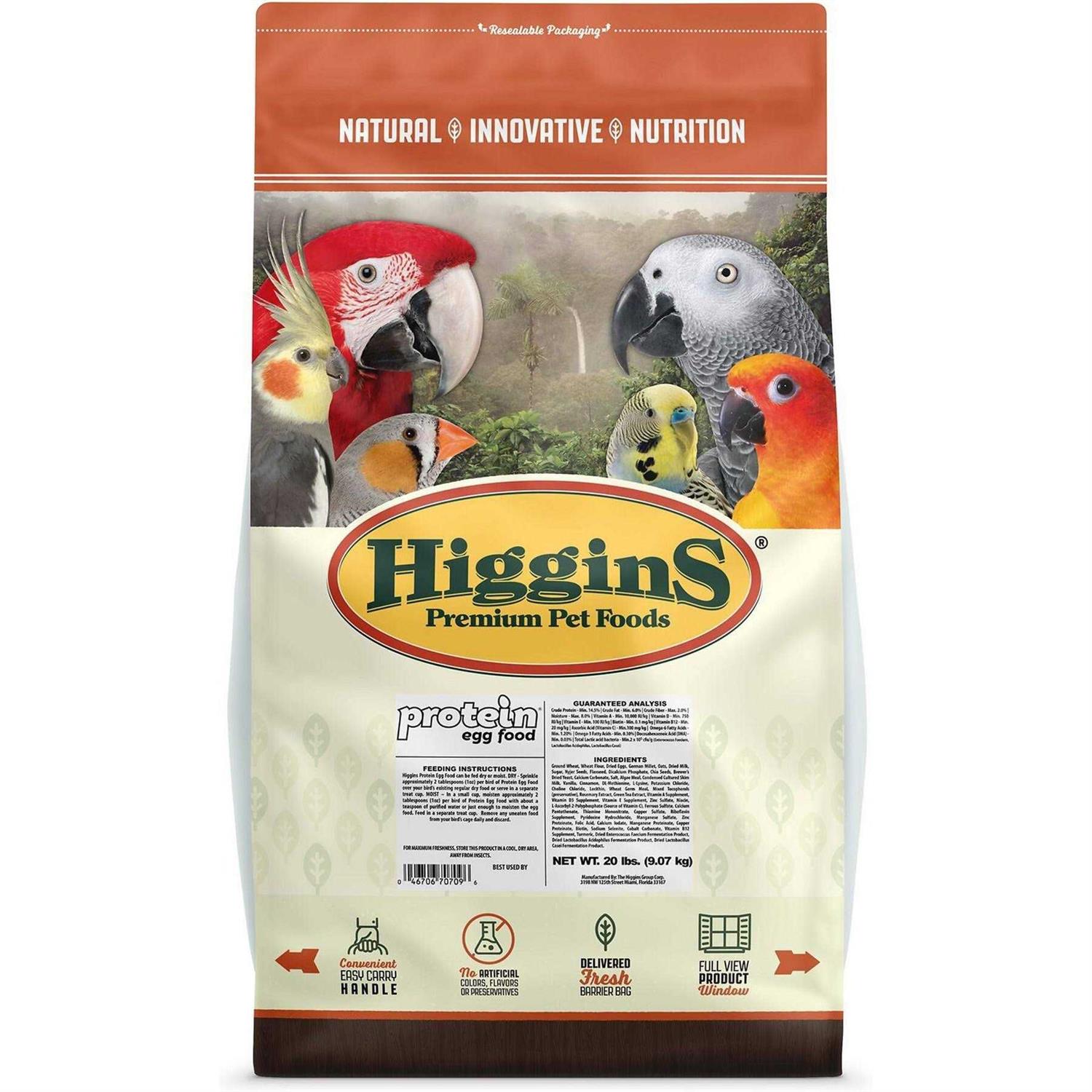 Higgins Protein Egg Food - Healthber
