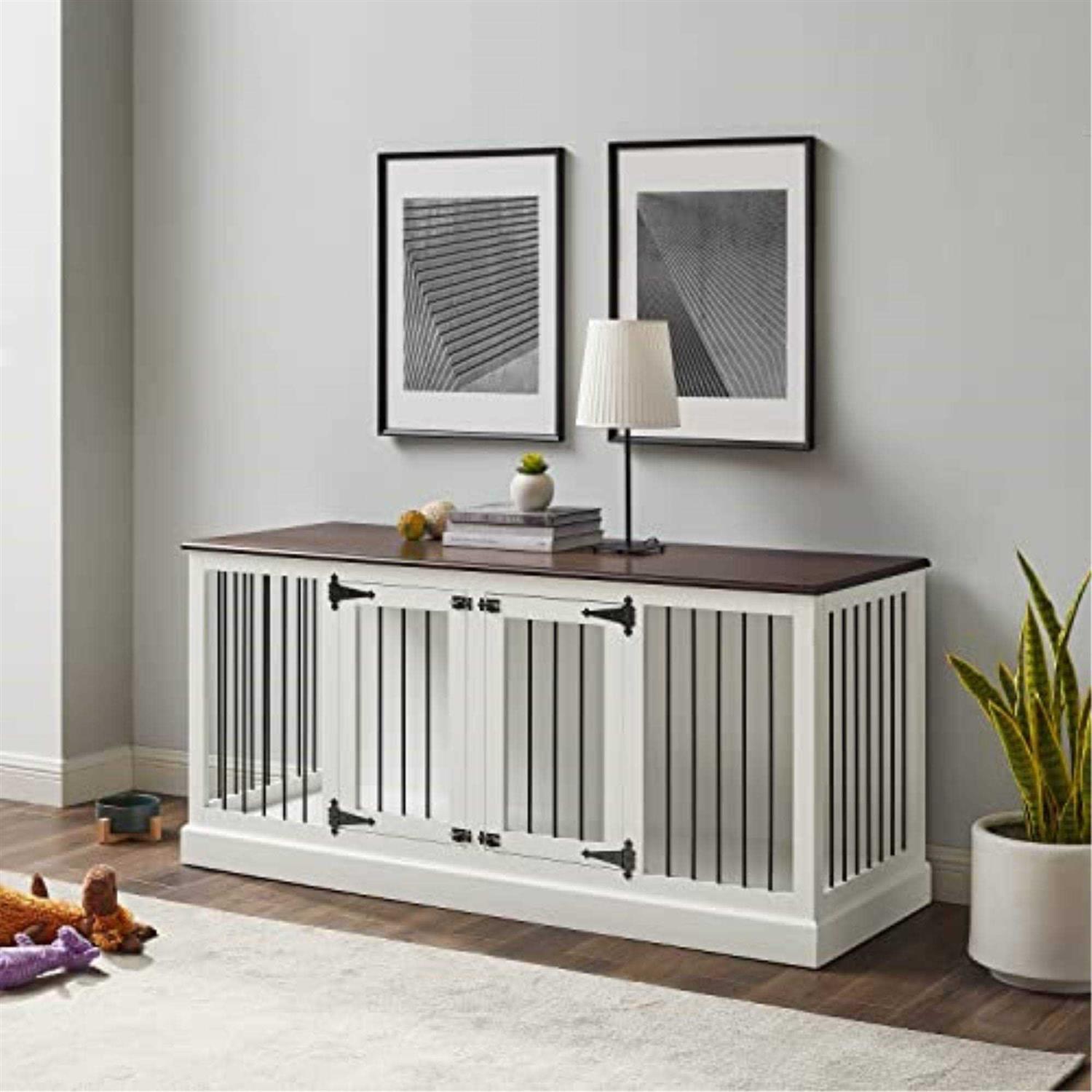 Crosley Winslow Medium Credenza Pet Crate - Healthber