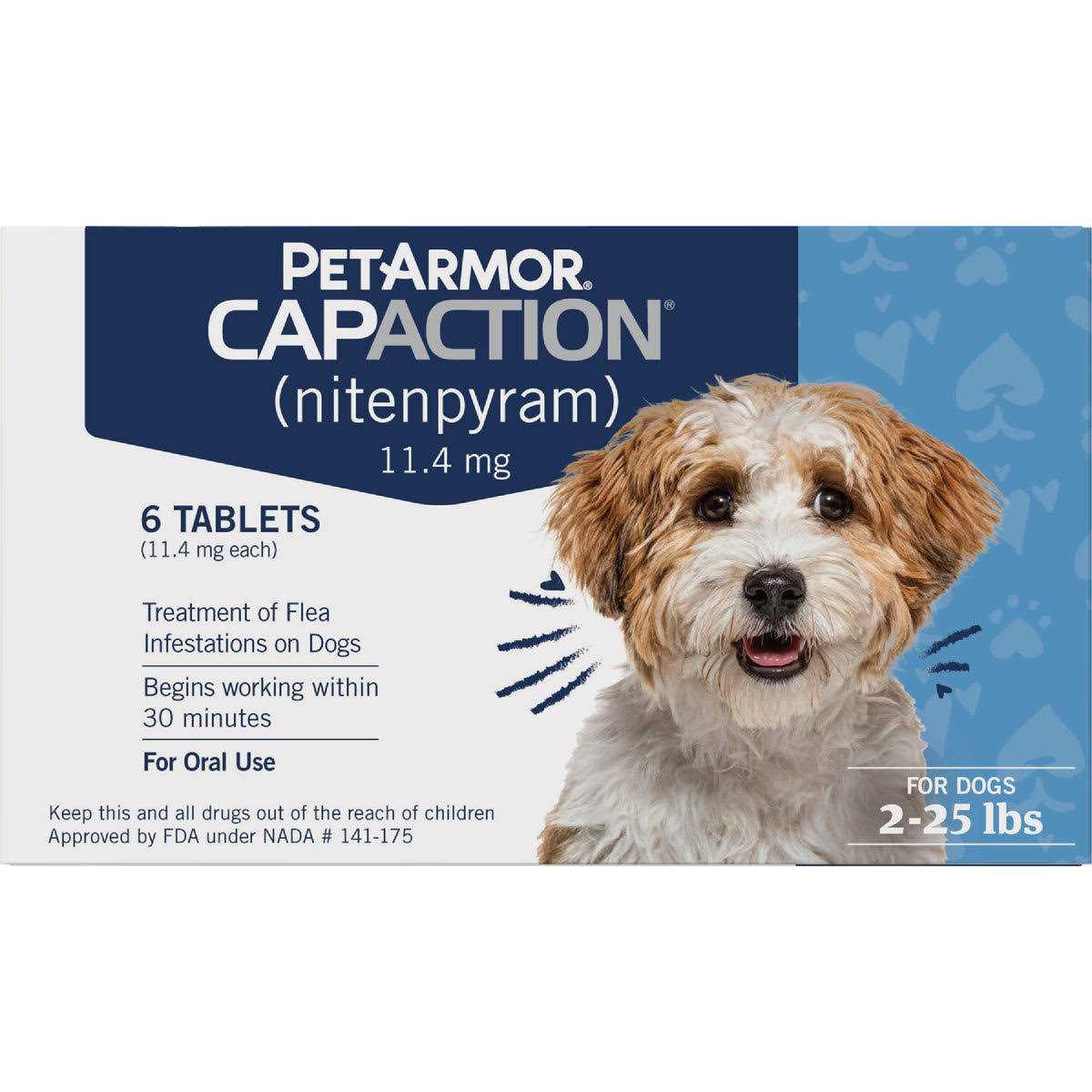 PetArmor CapAction Oral Flea Treatment for Dogs 2-25lbs - Healthber