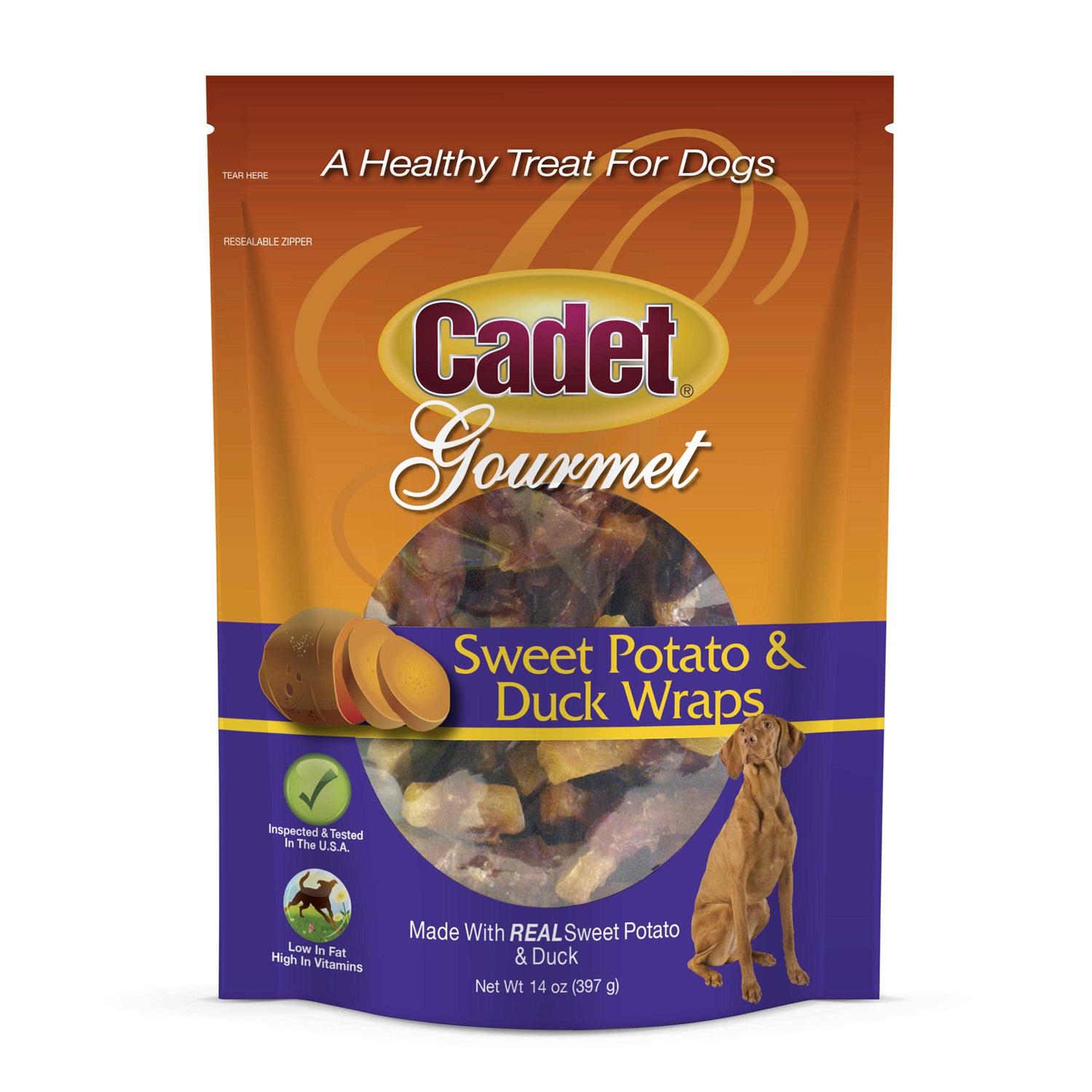 Cadet Sweet Potato & Duck Wraps Dog Treats - Healthber