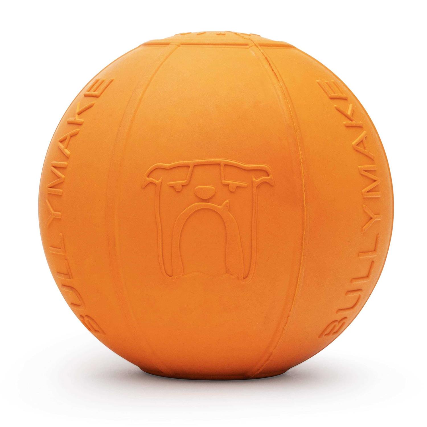 BULLYMAKE Ballistic Beach Ball Rubber Chew Toy for Dogs - Healthber