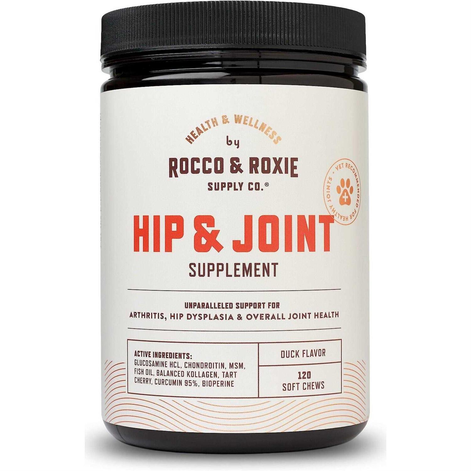 Rocco & Roxie Supply Co. Hip & Joint Supplement for Dogs - Healthber