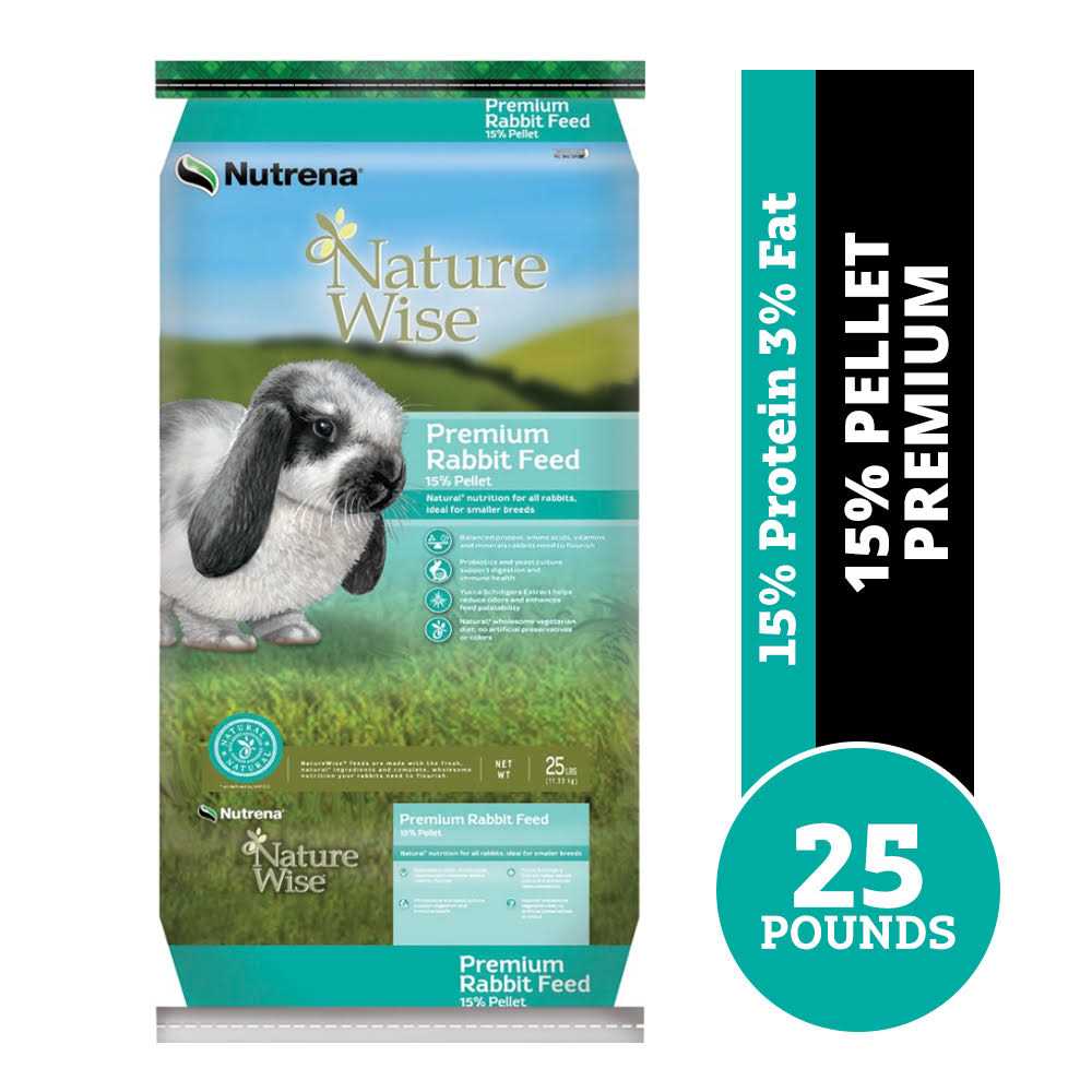 Nutrena NatureWise 15% Premium Rabbit Feed - Healthber