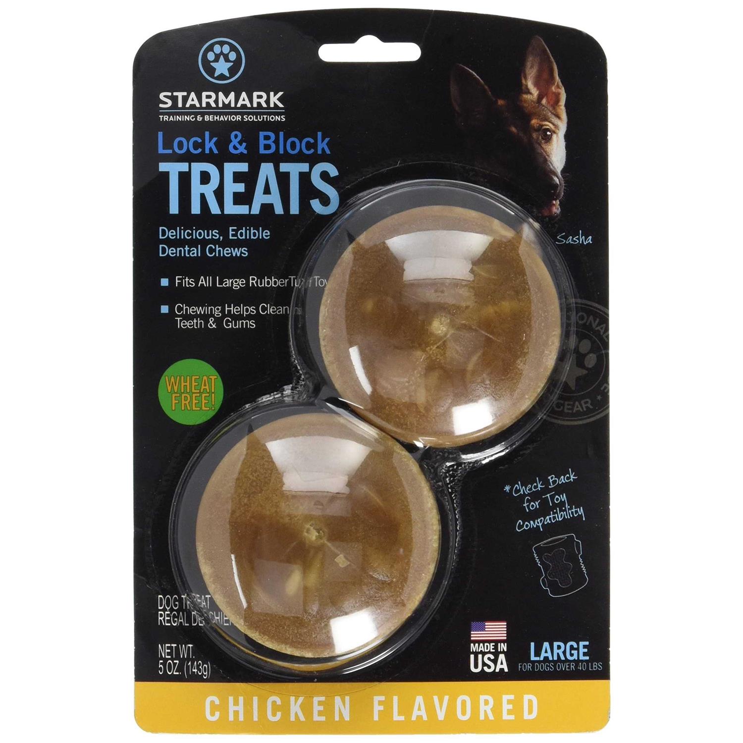Starmark Lock and Block Treats Chicken Flavor - Healthber
