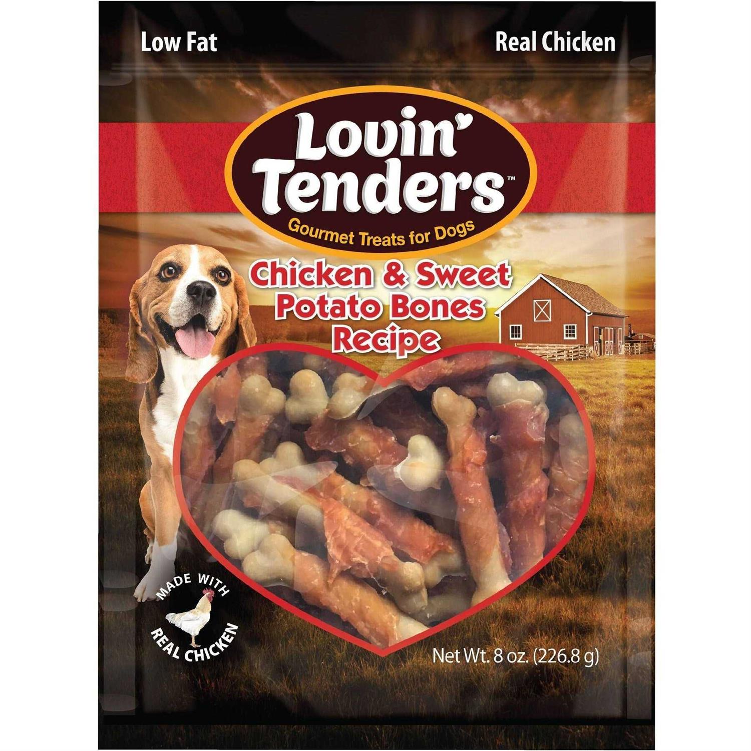 Lovin Tenders Chicken n Sweet Potato Dog Bones - Healthber