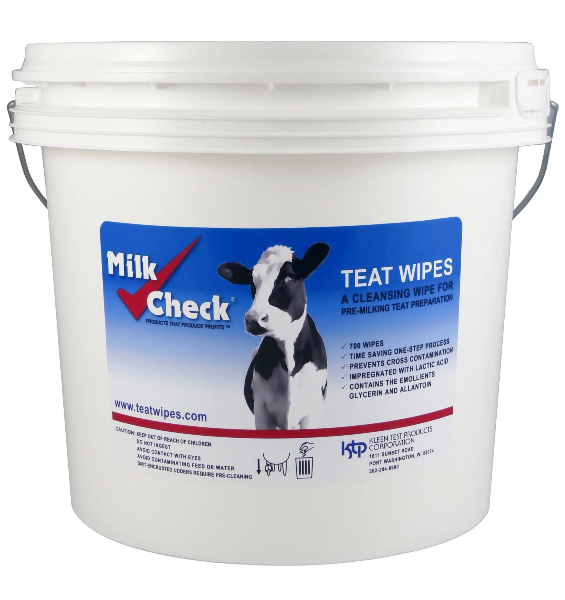 Milk Check Teat Wipes - Healthber