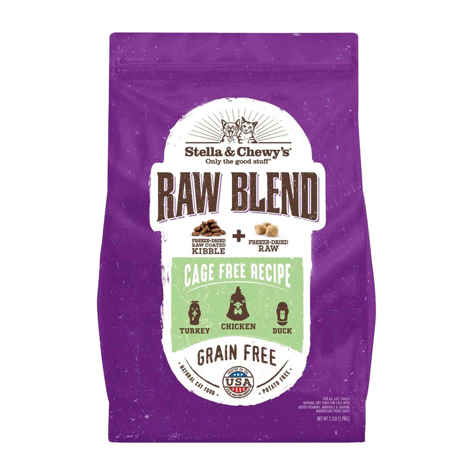 Stella Chewy’s Raw Blend Cage-Free Recipe Dry Cat Food - Healthber