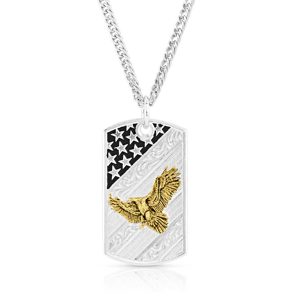 Big Bold Stripes American Made Dog Tag Necklace - Healthber