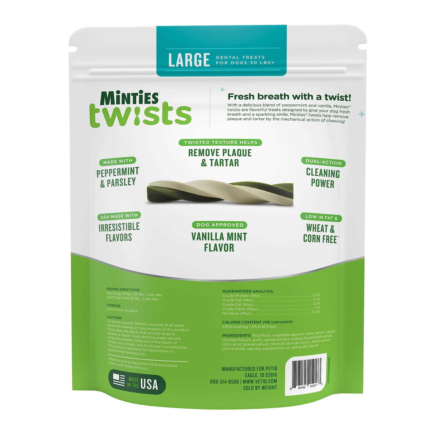 Sergeants Minties Twists Dental Treats - Healthber