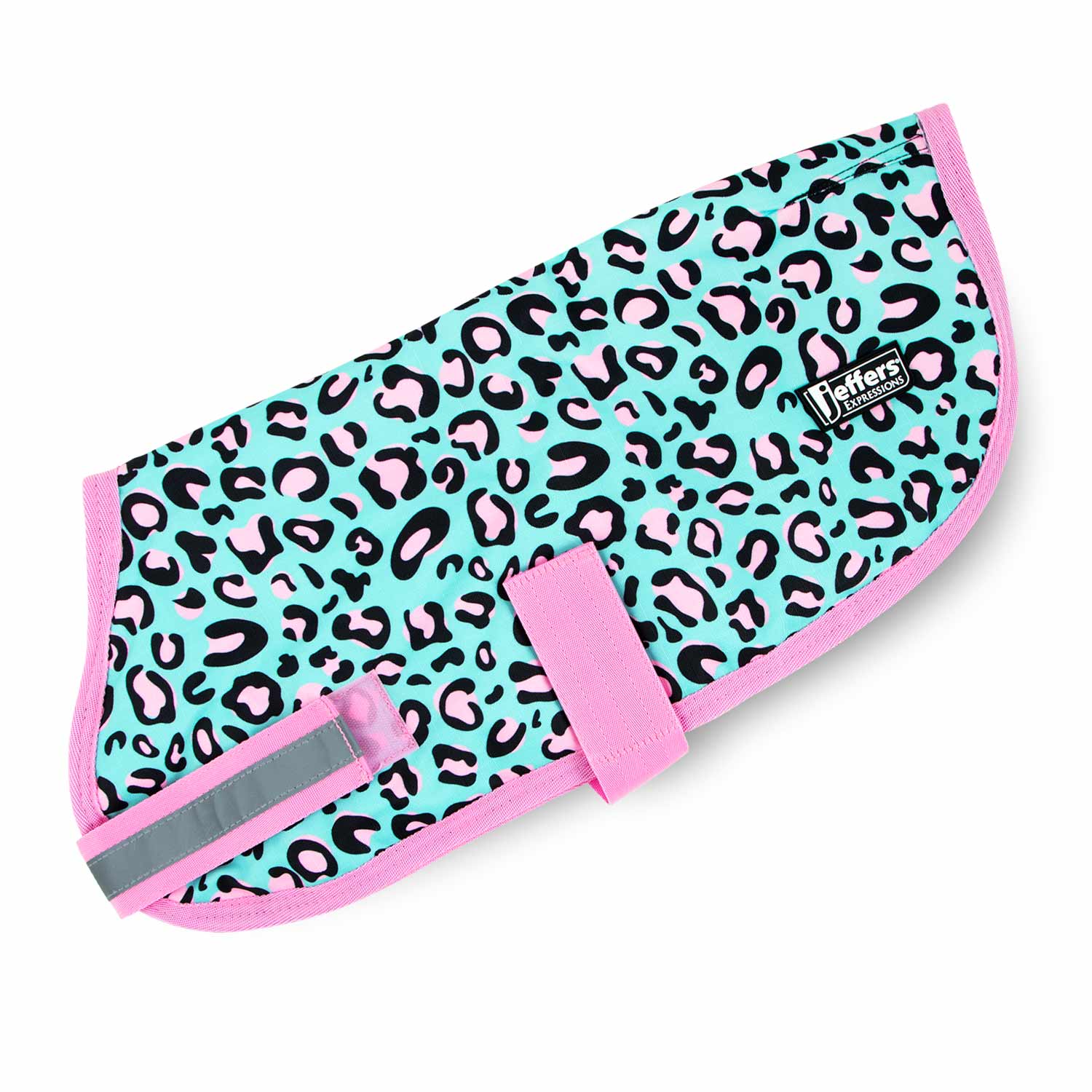 Expression Waterproof Ripstop Dog Coat, Party Cheetah - Healthber
