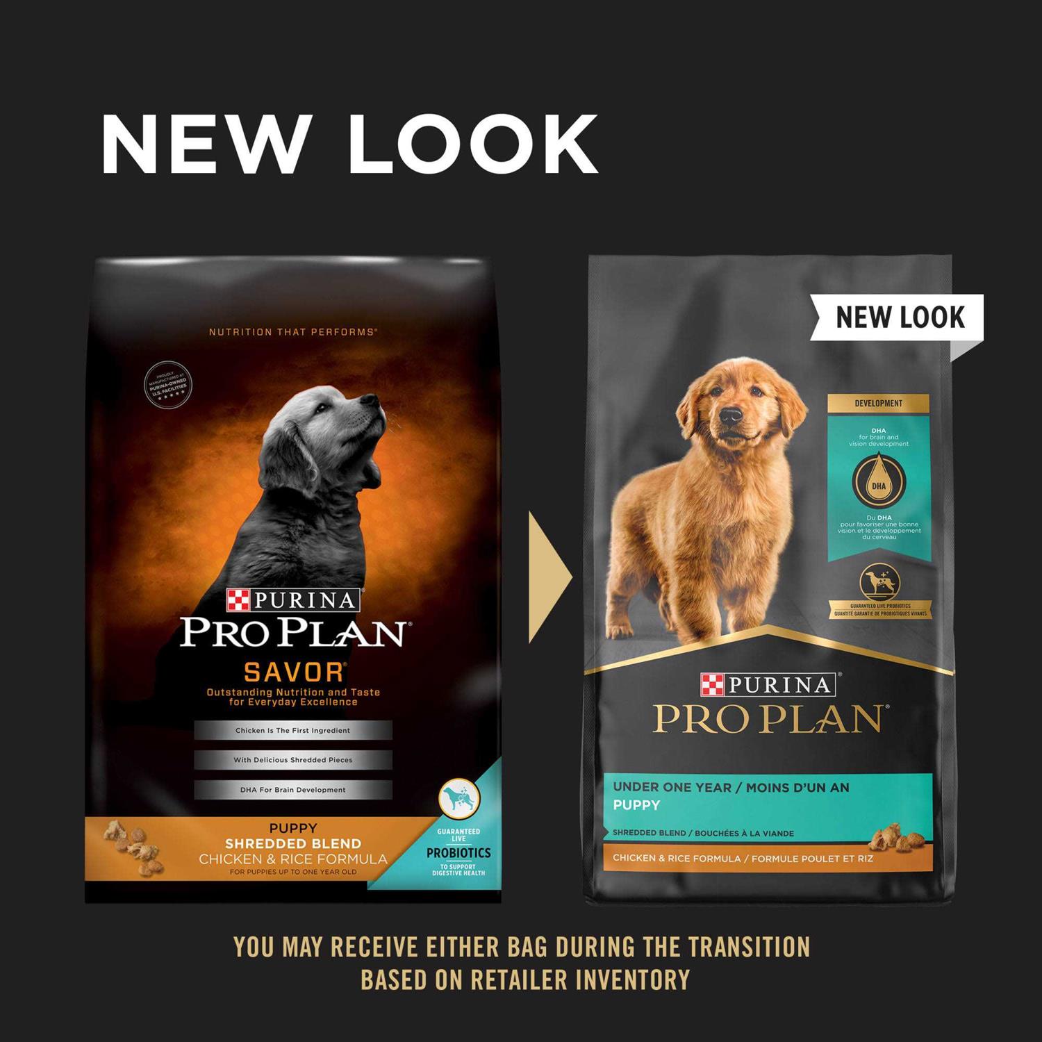 Purina Pro Plan Shredded Chicken & Rice Formula Puppy Dry Dog Food - Healthber