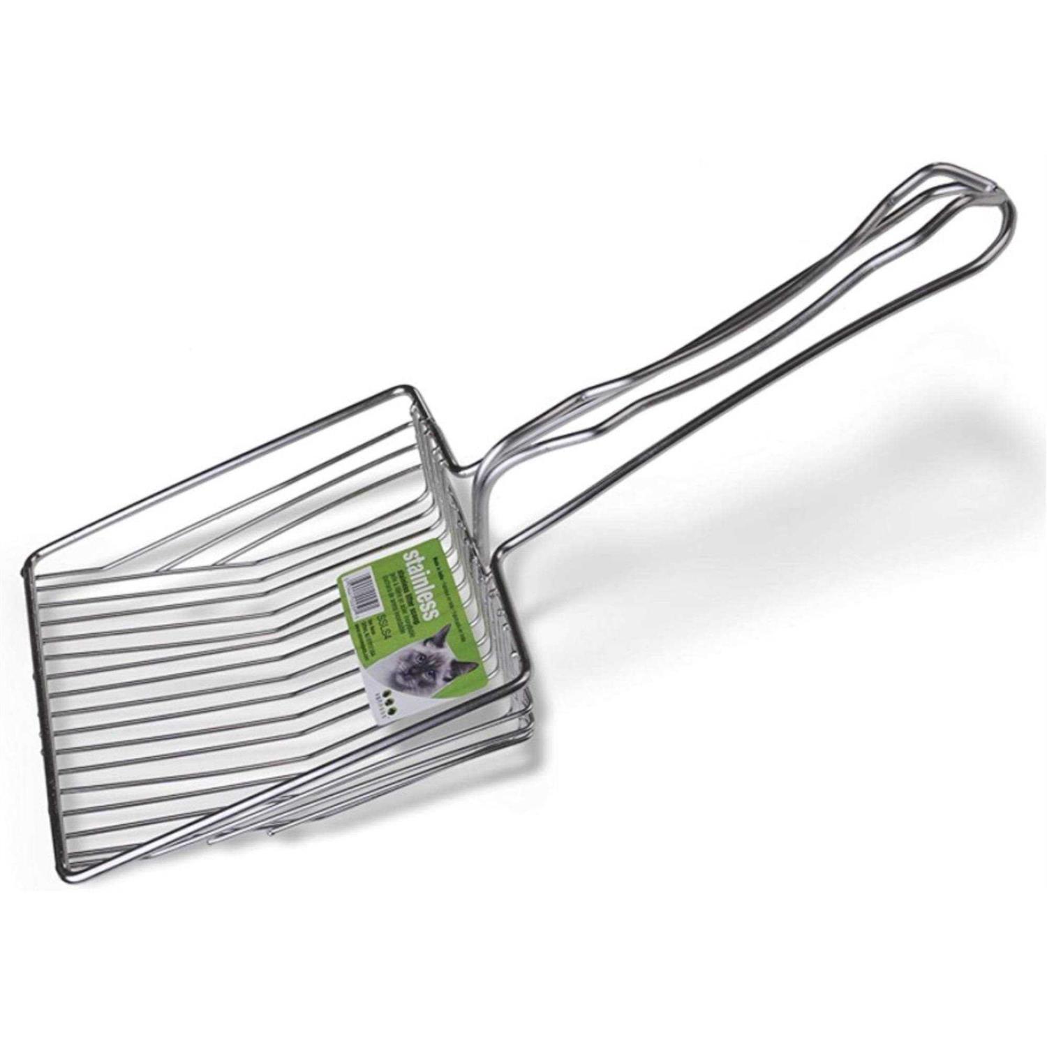 Van Ness Stainless Steel Litter Scoop - Healthber