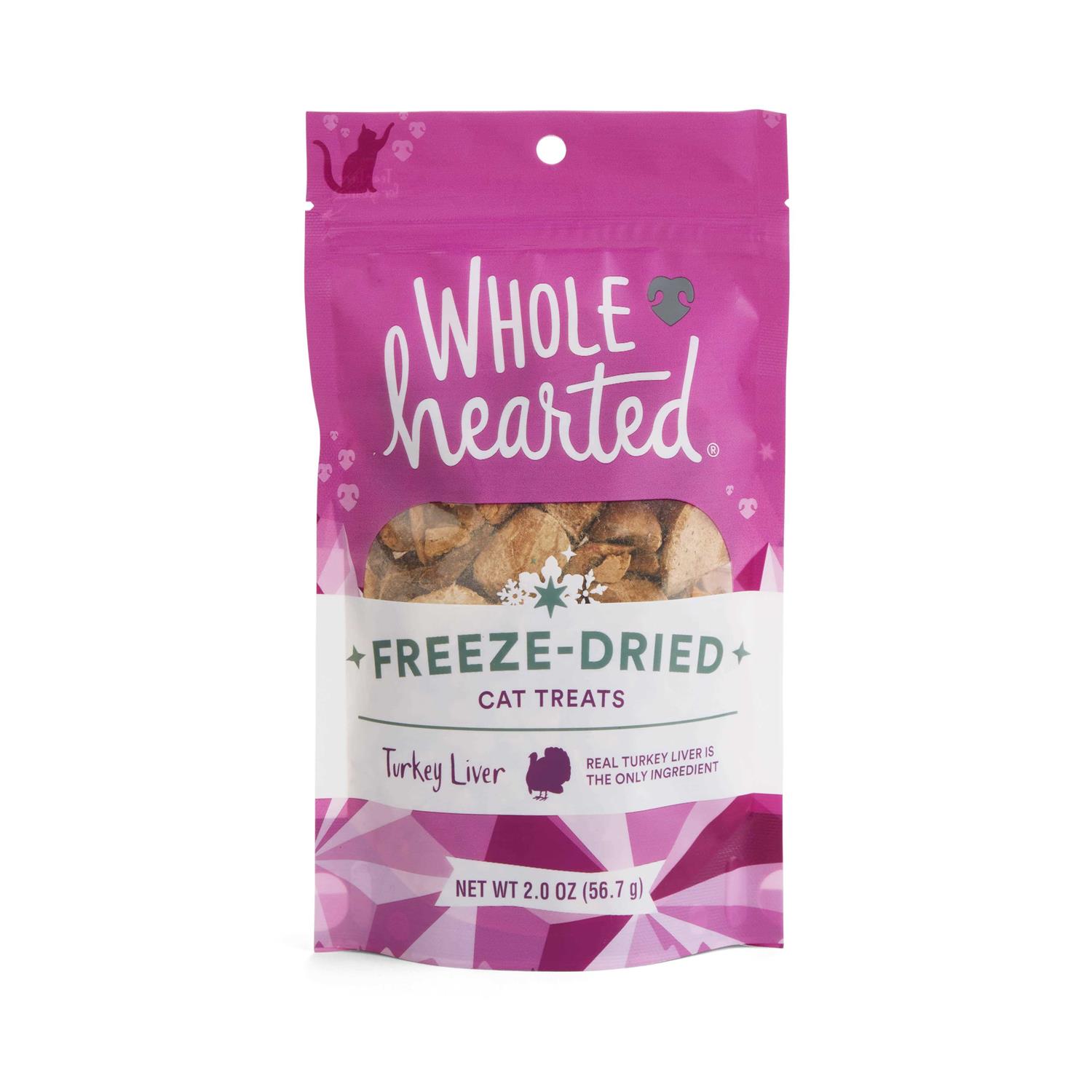 WholeHearted Turkey Liver Freeze-Dried Cat Treats - Healthber