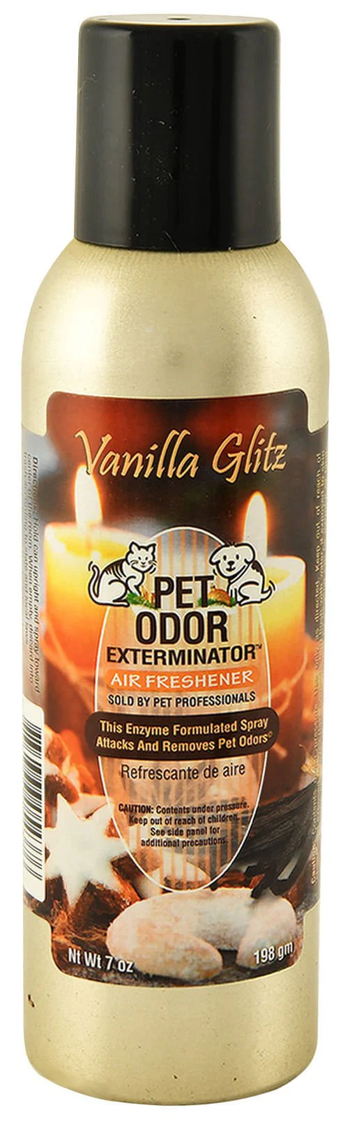Pet Odor Exterminator Spray, Vanilla Glitz, 7 oz - Healthber
