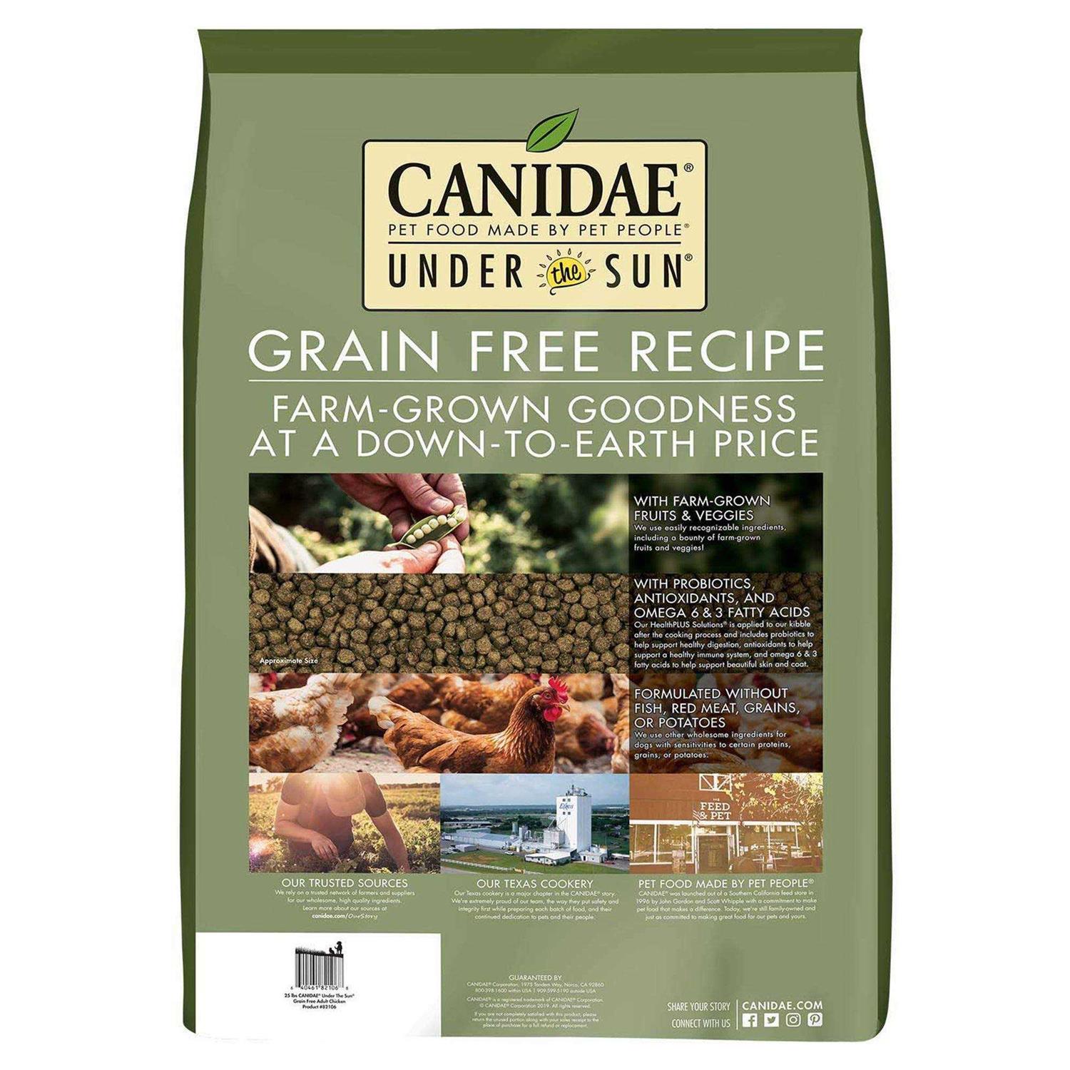 Canidae Under the Sun Grain-Free Dry Dog Food Chicken - Healthber