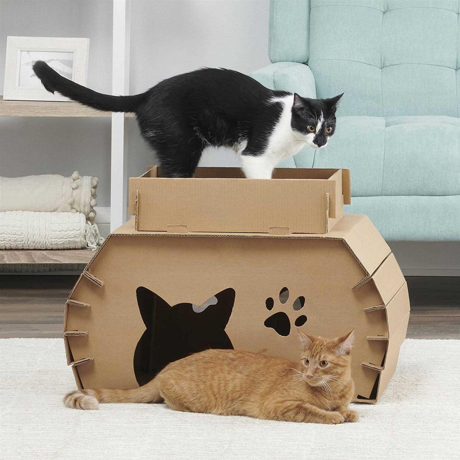 Carlson Pet Products Cat Camper and Scratcher - Healthber