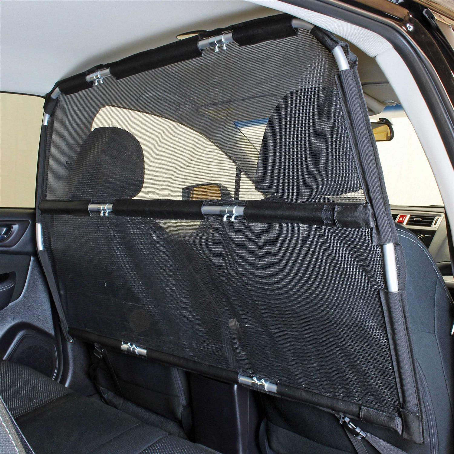 Bushwhacker Deluxe Dog Barrier 50 Wide Ideal for Smaller Cars, Trucks, and SUVs CUVs - Healthber