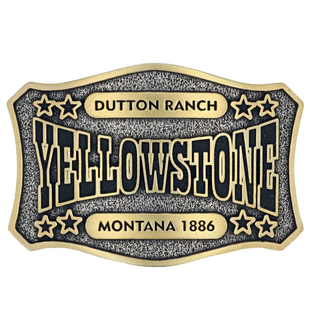 The Y Yellowstone Star Attitude Belt Buckle - Healthber