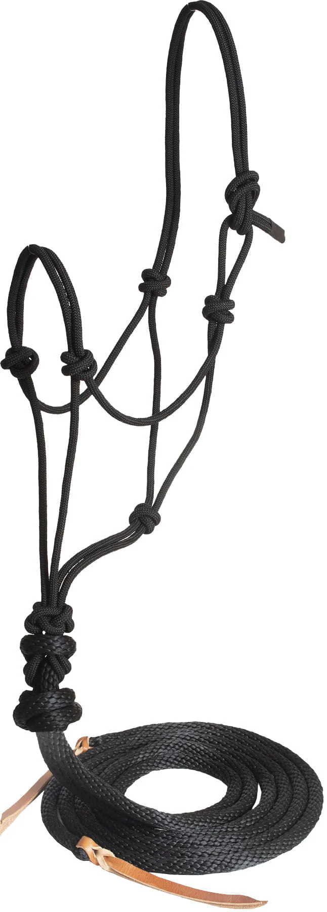 Loping Rope Halter wih Poly Split Reins - Healthber