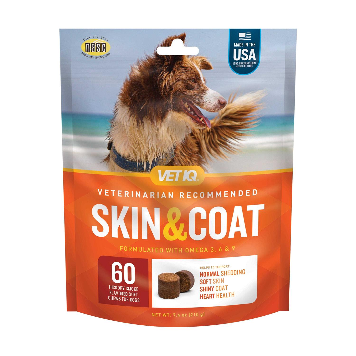 VetIQ Skin & Coat Soft Chews - Healthber