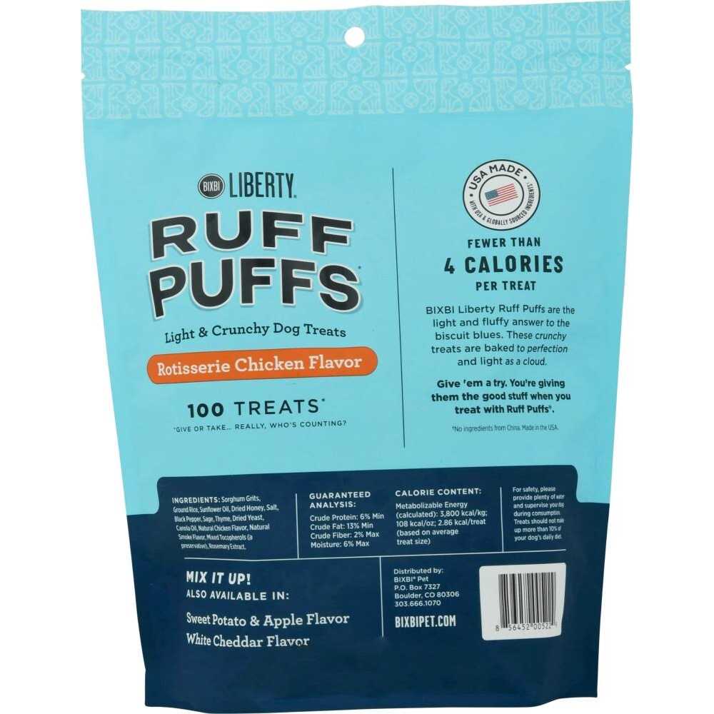 Liberty Ruff Puffs Flavor Dog Treats - Healthber