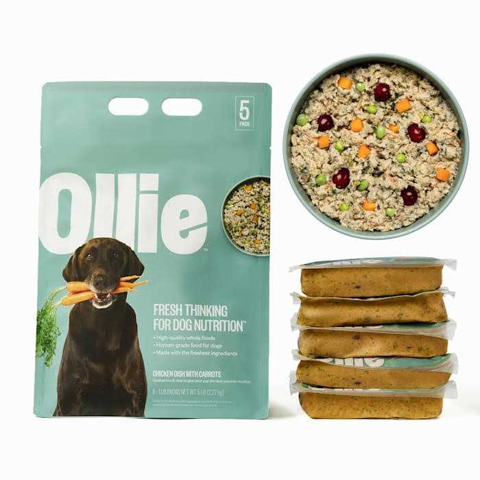 Ollie Chicken Dish with Carrots Fresh Frozen Dog Food - Healthber