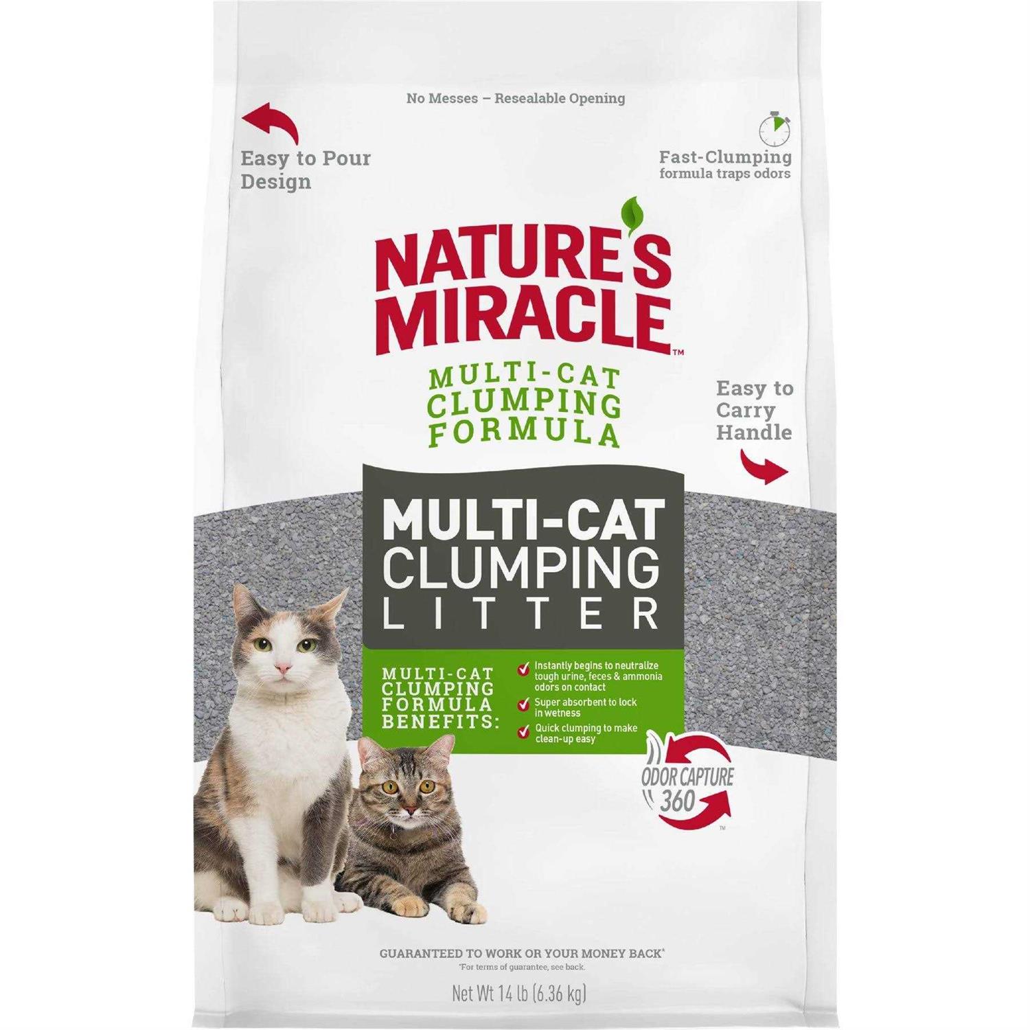 Nature’s Miracle Intense Defense Clumping Clay Cat Litter - Healthber