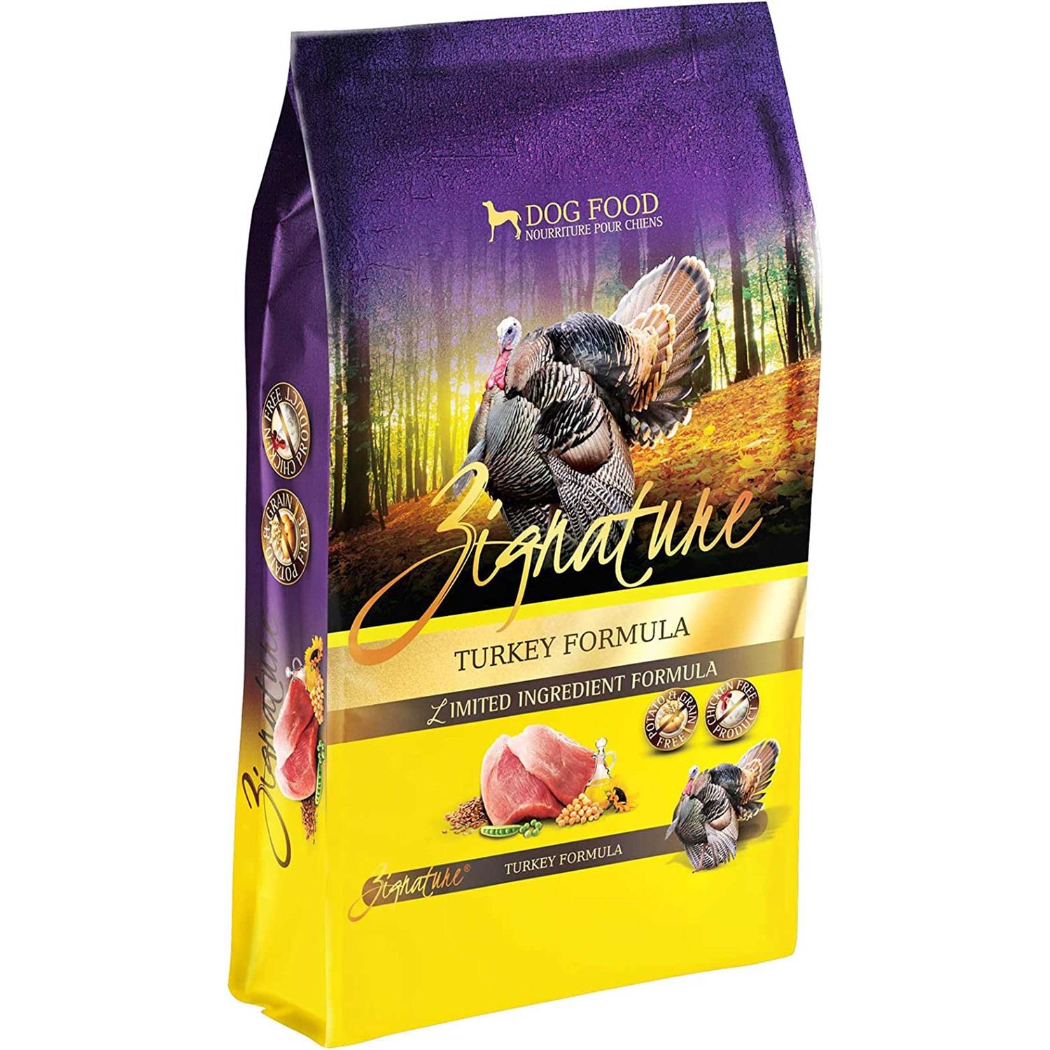 Zignature Turkey Limited Ingredient Formula Dry Dog Food, 13.5-lb bag - Healthber